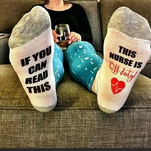 Nurse Off Duty Socks